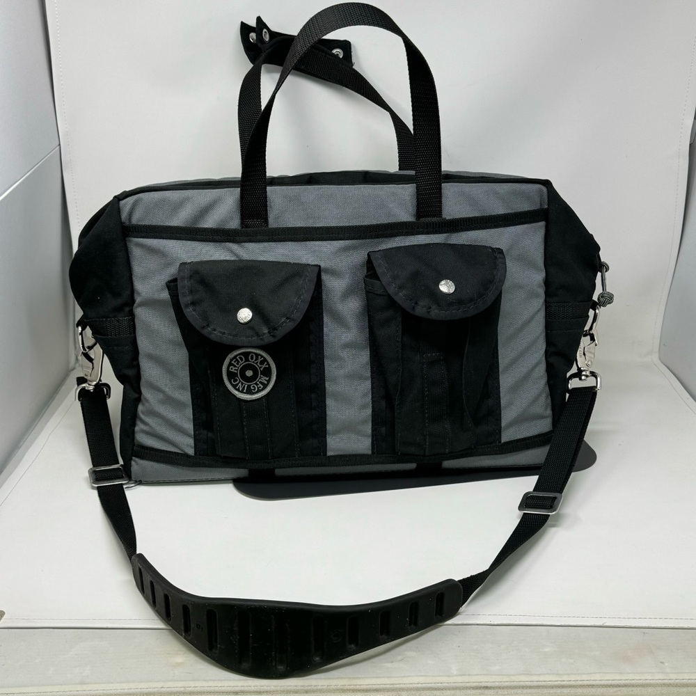Oxx CPA Laptop Briefcase Black Nylon Soft Sided Suitcase USA Carry On Bag